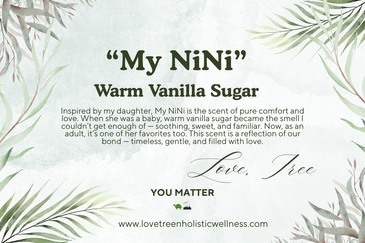"My NiNi" Warm Sugar Vanilla
