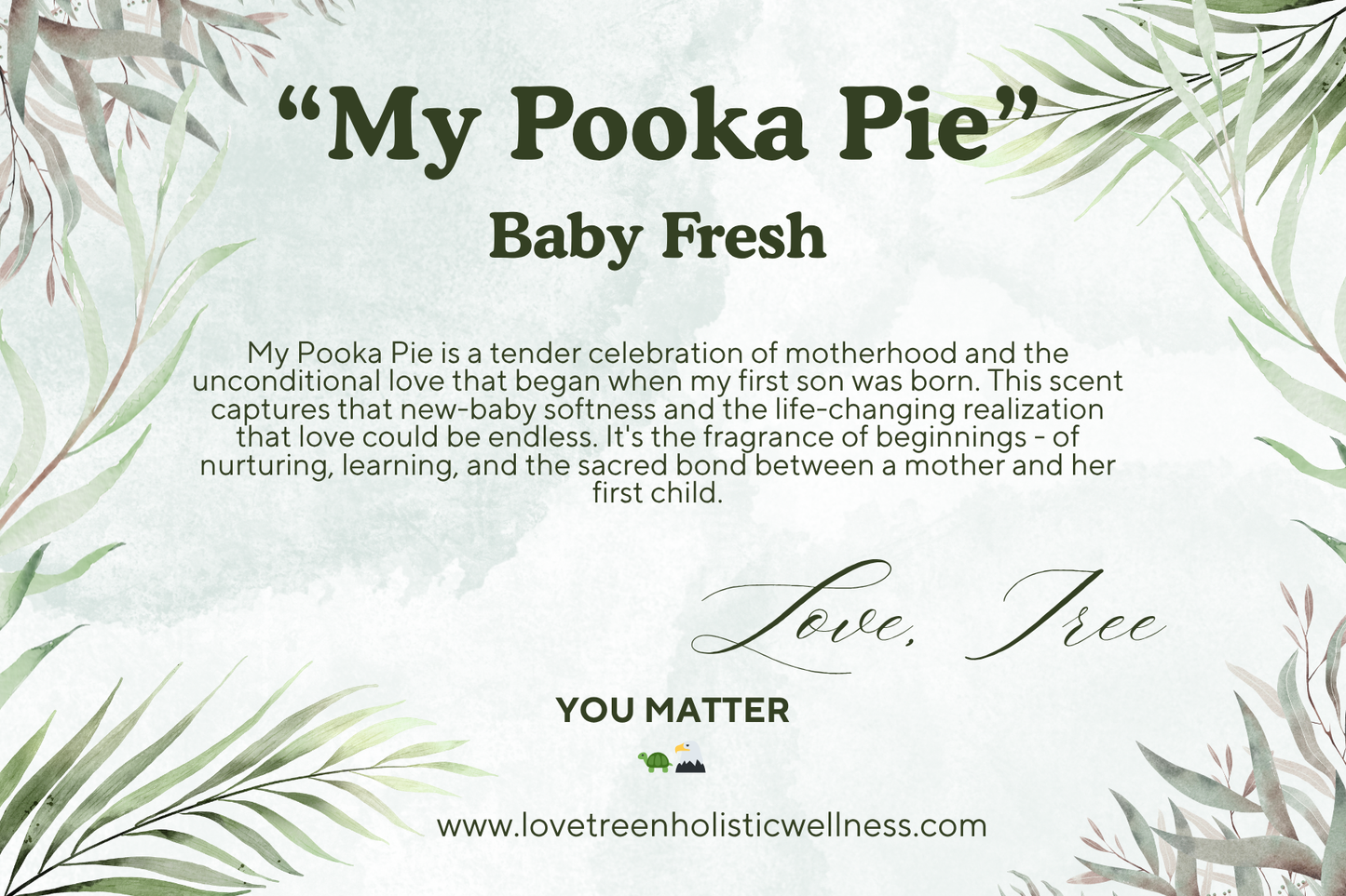 "My Pooka Pie" Baby Fresh