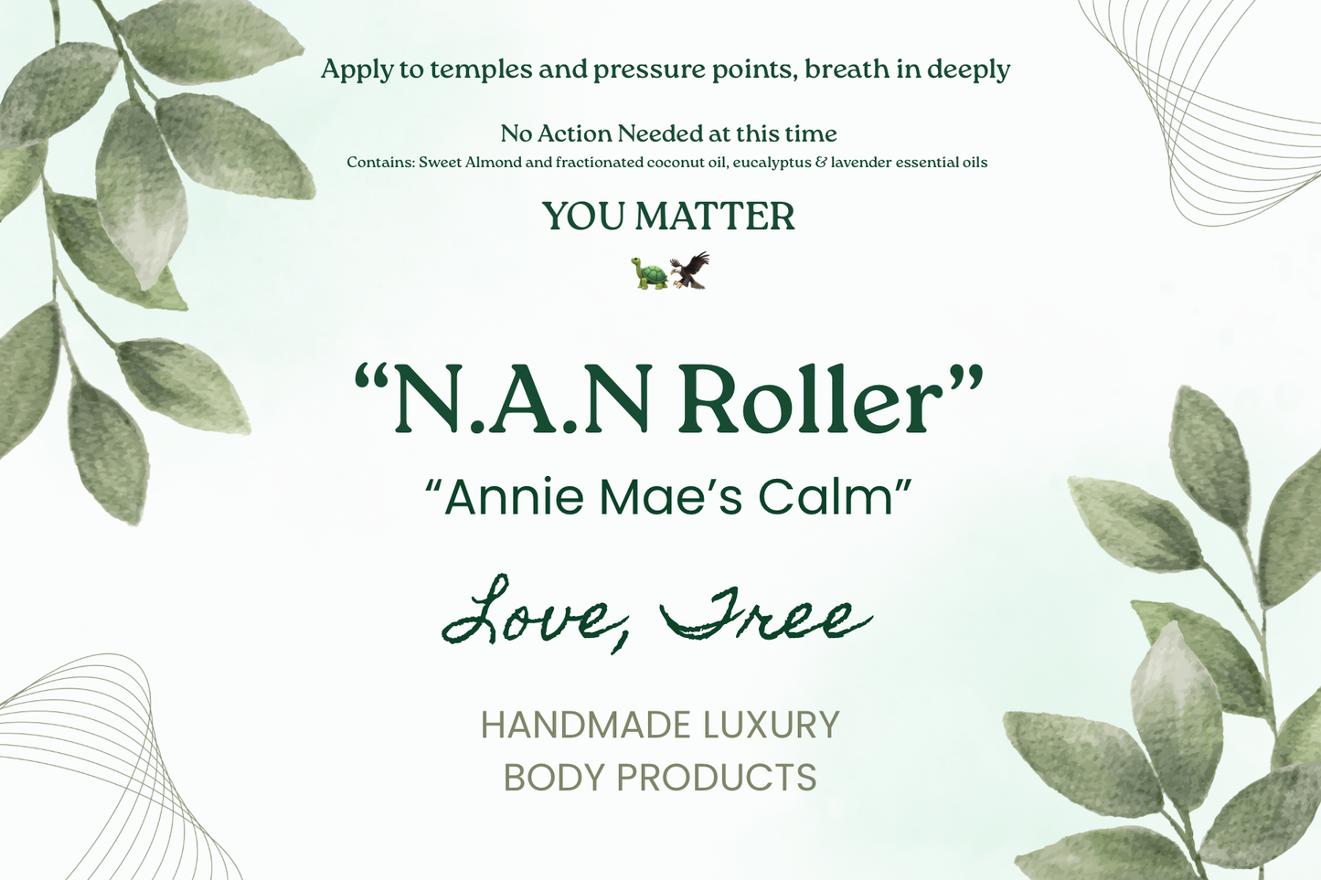 N.A.N Oil (No Action Needed)